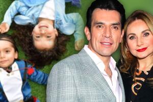 Jorge Salinas, Elizabeth Álvarez y sus hijos