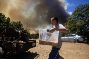 Incendio Evacuación California