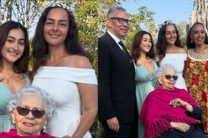 Andrea García estuvo acompañada de sus seres queridos en este importante día.