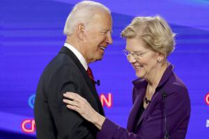 Elizabeth Warren,Joe Biden