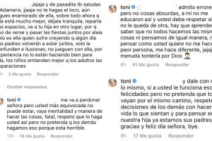 Así se defendió Toni Costa ante las críticas.  
