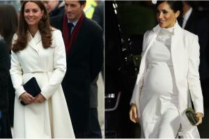 Kate y Meghan look embarazo