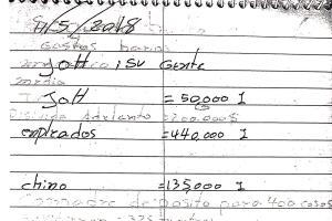 drug ledger Honduras