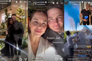 Varias amistades de Yannick Strickler lo felicitaron por su próxima paternidad. 