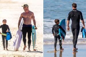 Chris Hemsworth surfeando con uno de sus hijos.jpg