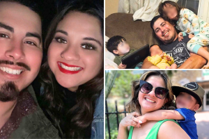 matrimonio pareja hispanos choque funeral nancy kris castro comfort texas