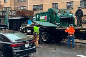 La víctima falleció después de que un andamio colapsara sobre ella tras el accidente.