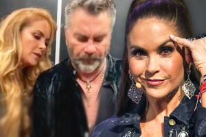 Lucero responde si se vale que los amigos se besen en la boca delante de su ex Mijares