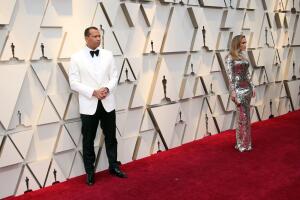 Jennifer López en los premios Oscar 2019. 