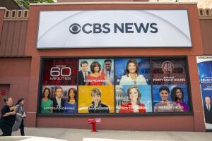 El Centro de Transmisiones de CBS en la calle 57 de la ciudad de Nueva York el 20 de abril de 2023. 