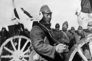Picture dated 1938 of a Japanese soldier