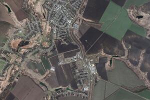 Large military convoy in Ukraine