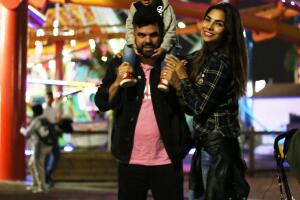 En fotos: Alejandra Espinoza de paseo por Santa Mónica con Matteo