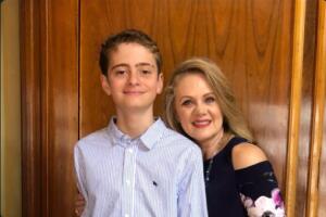 Erika Buenfil e hijo