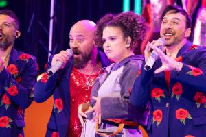 Lucerito brilló a lado de Kabah - Juego de Voces 2025