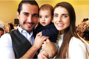 Michelle Renaud y su esposo celebran bautizo de Marcelo 