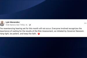 Supuesta cuenta de Lyle Menéndez confirma el aplazamiento.