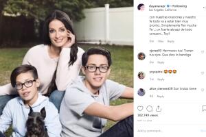 Dayanara Torres y su hijo Cristian