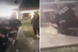 Policías de Barstow detienen a luchadores en una boda.