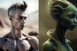 Mercurio y Venus - ¿Cómo se verían los habitantes de otros planetas del Sistema Solar IA responde y lucen impactantes.jpg