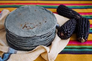Tortillas azules