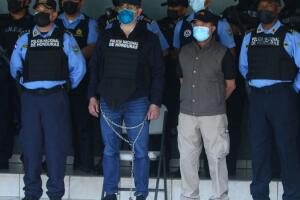 JOH in chains after his arrest (cropped)