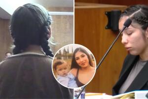 Maya Hernández, de 20 años, enfrenta cargos por la muerte de su hijo de un año.