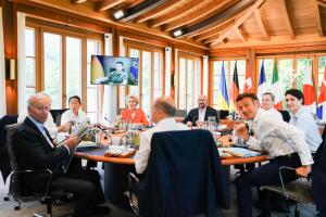 G7 Leaders Convene For Summit At Schloss Elmau