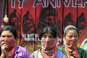 Mexican Zapatistas Hold A Press Conference
