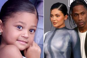 Stormi, la hija de 4 años Kylie Jenner y Travis Scott, se roba el show en los premios Billboard