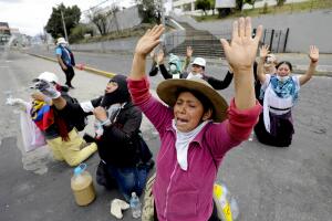 APTOPIX Ecuador Political Crisis