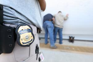 ICE executes federal criminal search warrants in North Texas.