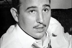 Retrato de Fidel Castro en Nueva York, 1955.
