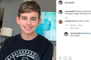 Daniel Sosa, hijo de Shannon de Lima