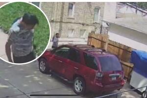 Robo de carrito de elote de un hispano de Chicago queda captado en cámara