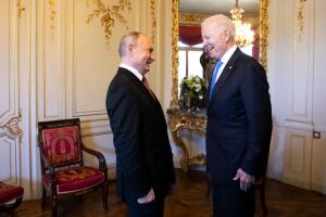 Biden meets Putin in Geneva, June 2021