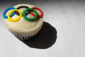 Cupcake de los Juegos Olímpicos