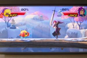 El súper poder de Lance Slashblade es hacerse bolita.