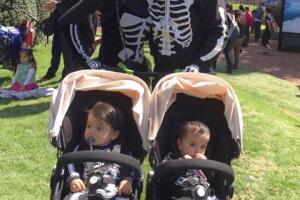 Mellizos Jorge Salinas y Elizabeth Álvarez