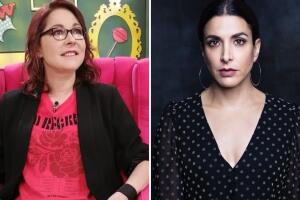 Mariana H. y Verónica Toussaint.