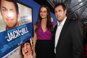 Adam Sandler y Katie Holmes hicieron juntos la película 'Jack & Jill'