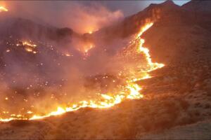 Incendio Virgin I-15 Arizona