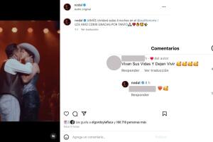 Nodal respondió a una fanática que comentó en su video: “Vivan sus vidas y dejen vivir”. 