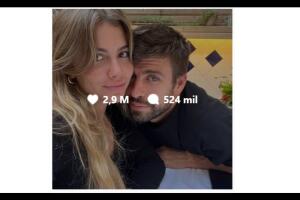 Likes y comentarios foto Piqué y Clara Chía