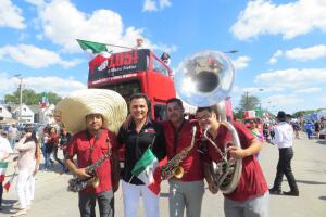 La Villita se vistió de verde, blanco y rojo