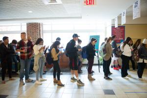 Nation Goes To The Polls In Contentious Presidential Election Between Hillary Clinton And Donald Trump