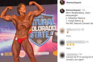 Joseph Baena ganó 3 categorías en su debut dentro del fisicoculturismo.