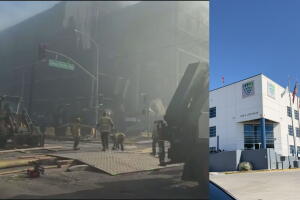 Investigan criminalmente incendio en almacén de Lineage Logistics en Boyle Heights