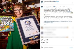 La Chilindrina ana Récord Guinness 2022