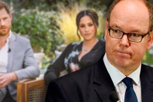 príncipe Alberto de Mónaco entrevista Harry y Meghan Markle